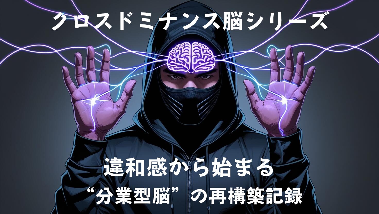 クロスドミナンス脳シリーズ～違和感から始まる“分業型脳”の再構築記録～ | Rebuild Days
